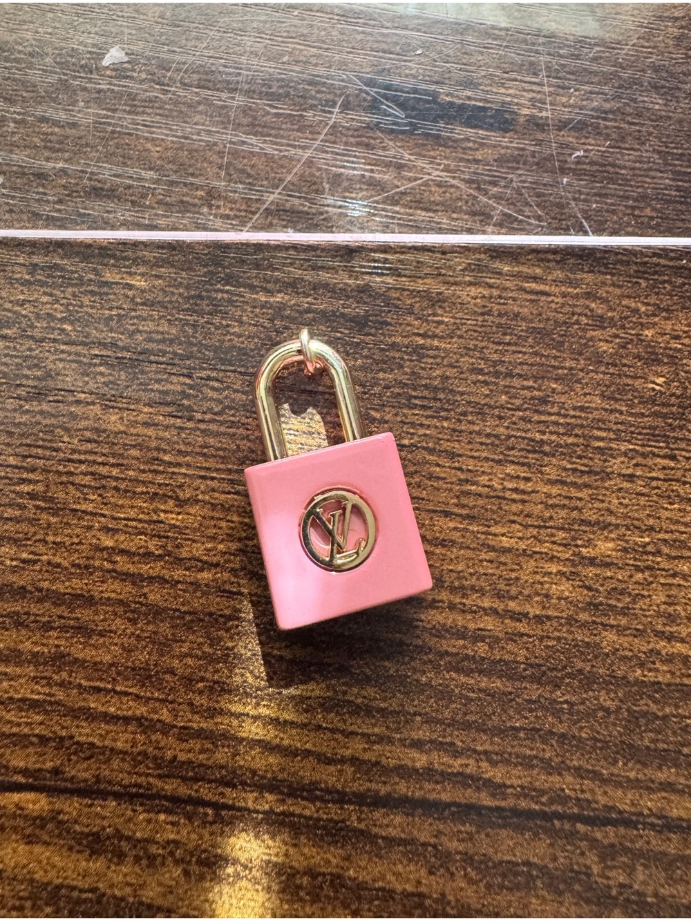Louise Vuitton pink locket